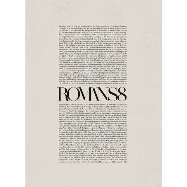 Bible Scripture Canvas Wall Art – Christian Quote Poster for Home Decor