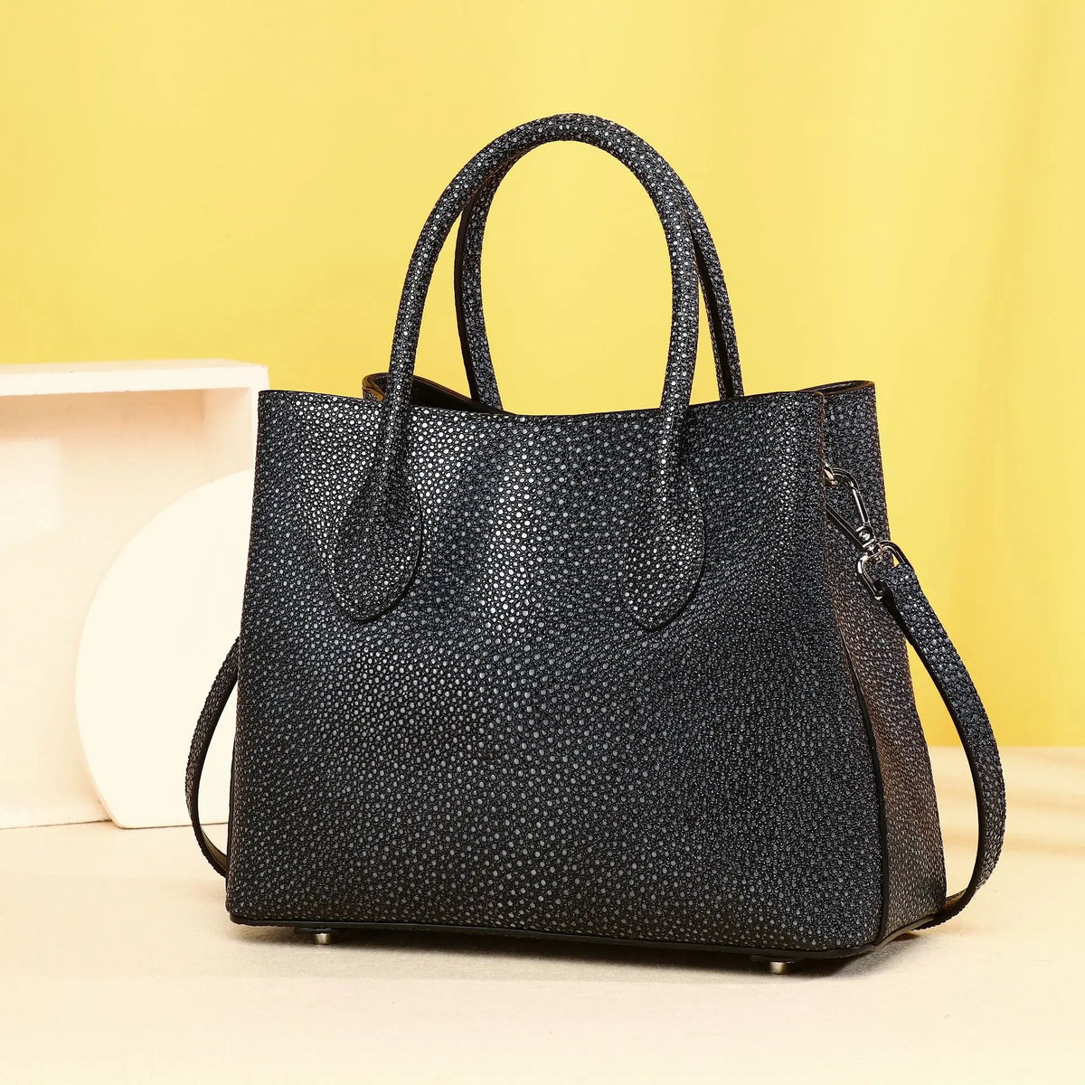 Genuine Leather Luxury Shoulder Bag – Women's Crossbody Tote