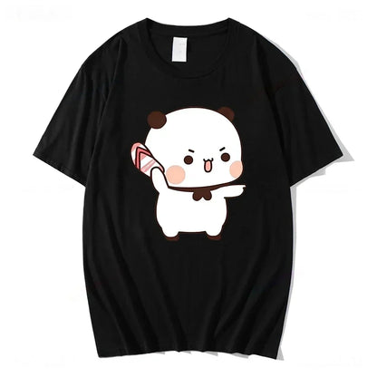 Bubu & Dudu Couple Graphic T-Shirt – Funny Bear Meme Tee