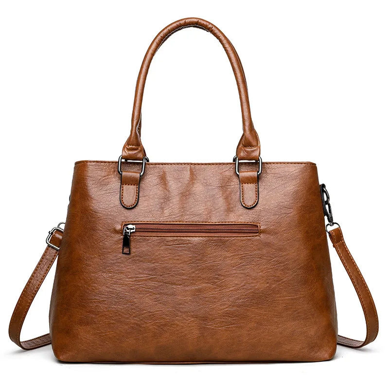 Elegant Handbag For Women High Quality Leather Top-Handle Bags
