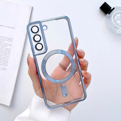 Magnetic Clear Case for Samsung Galaxy S21 S22 S23 Ultra Plus | Wireless Charging Compatible
