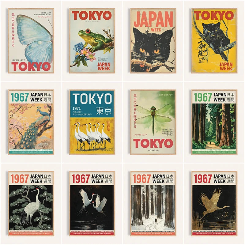 Japanese Ukiyo-E Vintage Poster Print – Retro Wall Art