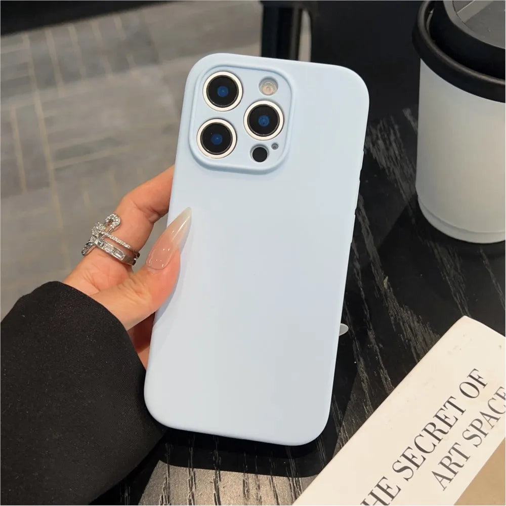Liquid Silicone MagSafe iPhone Case – Camera Lens Protection
