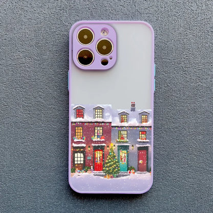 Christmas Snow Village iPhone Case – Winter Holiday Phone Cover