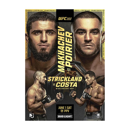 UFC MMA Fight Poster Print – Boxing & MMA Canvas Wall Art for Gym