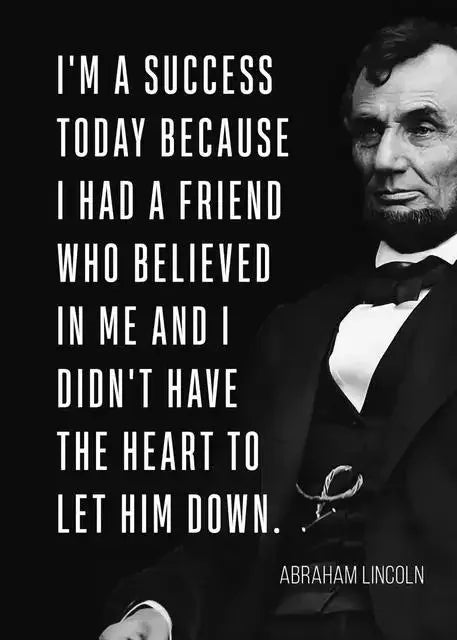 Motivational Quote Wall Art Poster – Inspirational Print for Office & Home Decor