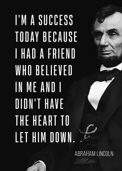 Motivational Quote Wall Art Poster – Inspirational Print for Office & Home Decor