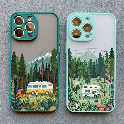 Forest Camping Landscape iPhone Case – All Models