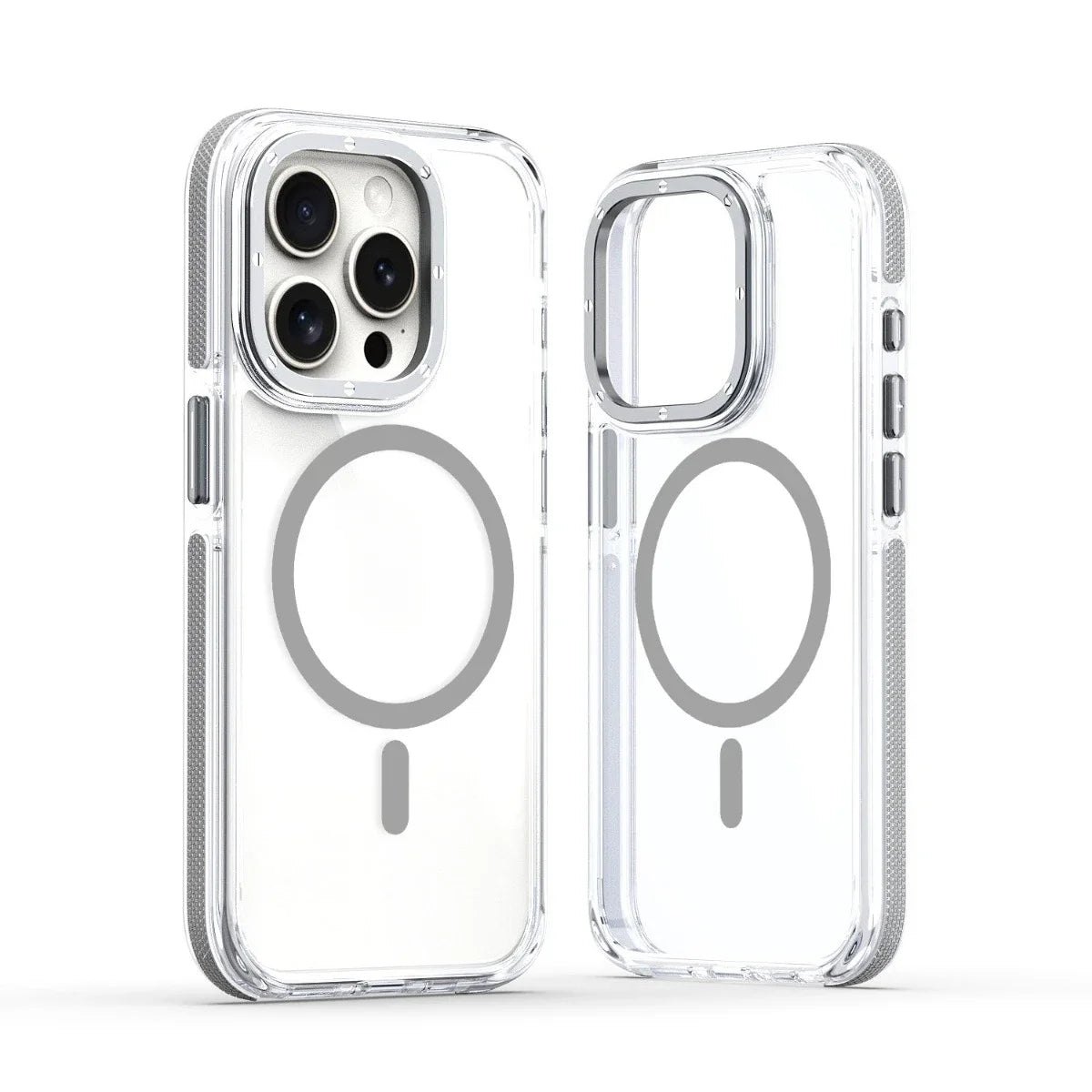 MagSafe Clear Phone Case for iPhone 15 14 13 12 Pro Max Plus – Shockproof Magnetic Cover