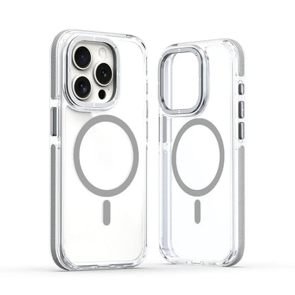 MagSafe Clear Phone Case for iPhone 15 14 13 12 Pro Max Plus – Shockproof Magnetic Cover