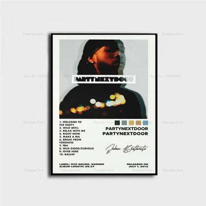 PARTYNEXTDOOR Album Cover Poster – Music Wall Art Print