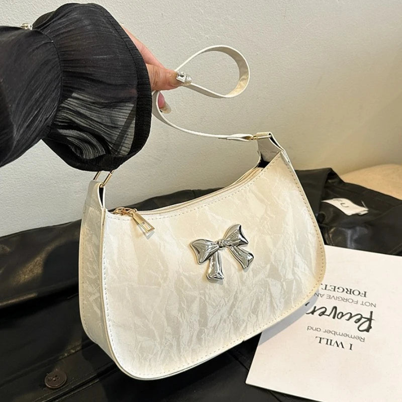 Sweet Fresh Small Bow Handbag