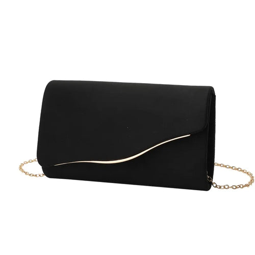 Glitter Fashion Black Color Lady Party Dress Girl Banquet Clutch Bags