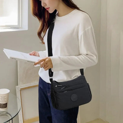 Multi-layer Casual Light Weight Shoulder Crossbody Bags
