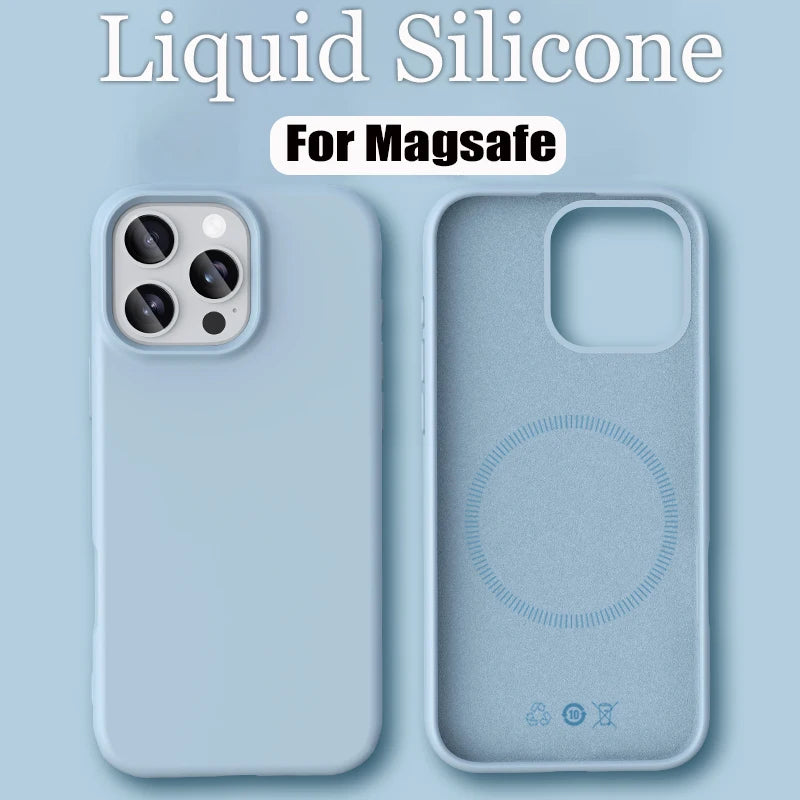 Liquid Silicone MagSafe iPhone Case – iPhone 13 to 17 Series