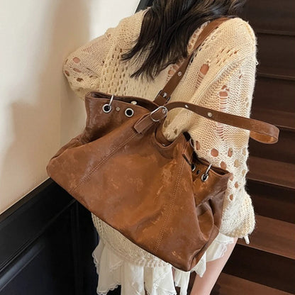 Vintage Big Bags For Women Handbags Top-handle Handbag