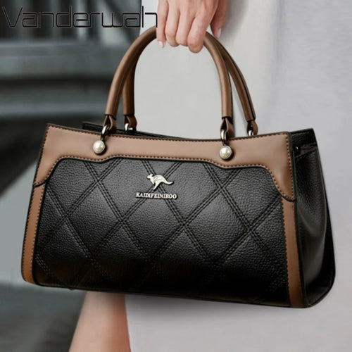 Top Quality Leather Hand Shoulder Bags for Women Luxury Handbags