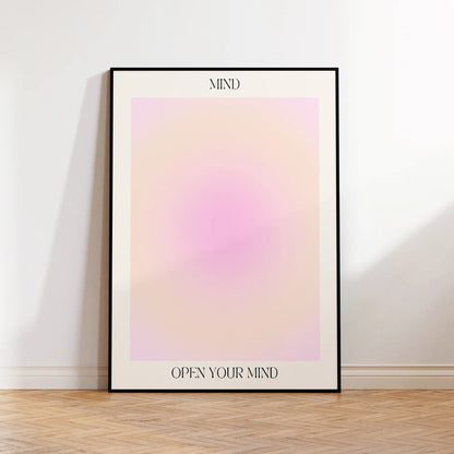 Mind Body Soul Aura Gradient Wall Art Poster – Spiritual 3-Piece Set