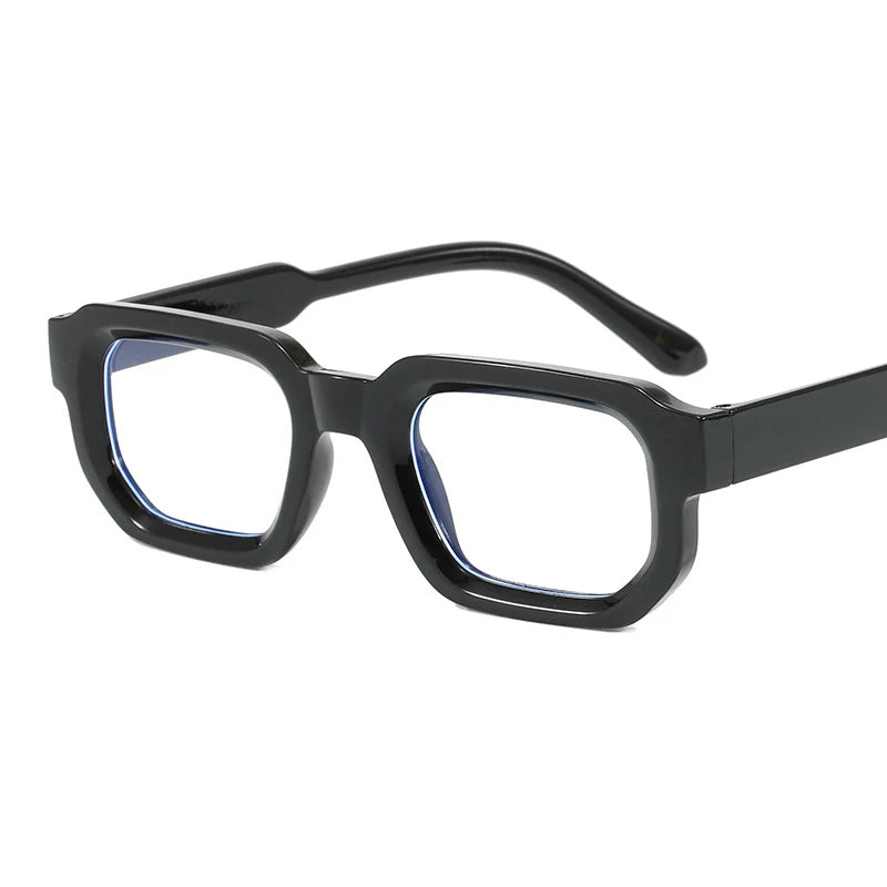 Retro Rectangle Sunglasses – UV400 Men's Vintage Square Frame