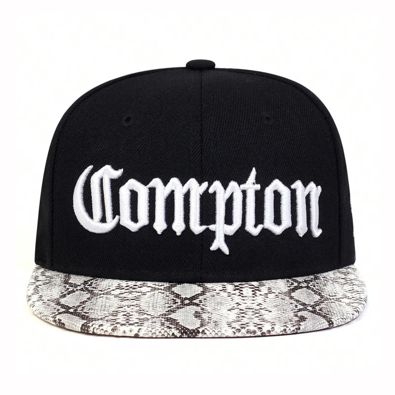 Compton Snapback Cap – Hip Hop Embroidery Baseball Hat