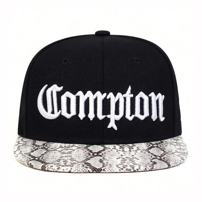 Compton Snapback Cap – Hip Hop Embroidery Baseball Hat