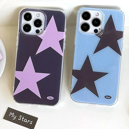 Korean Y2K Star Phone Case for Xiaomi Redmi Note Series
