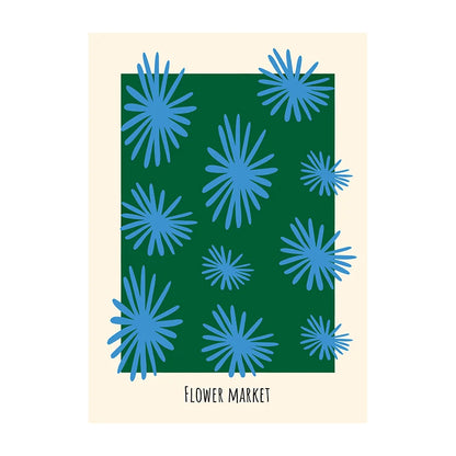 Minimalist Botanical Leaf Art Poster – Matisse-Inspired Wall Decor