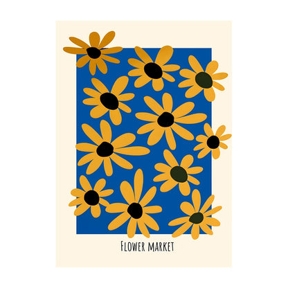 Minimalist Botanical Leaf Art Poster – Matisse-Inspired Wall Decor