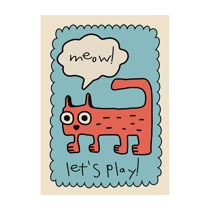 Kids Room Wall Art Poster – Chut Je Reve Typographic Print