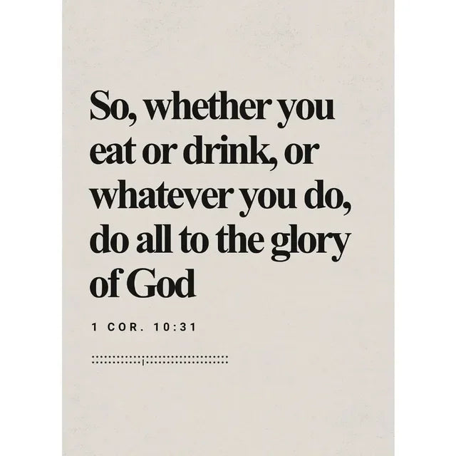 Bible Scripture Canvas Wall Art – Christian Quote Poster for Home Decor