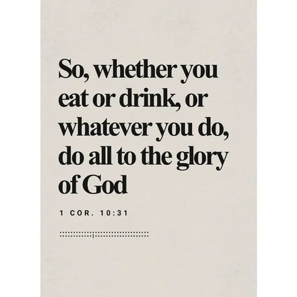 Bible Scripture Canvas Wall Art – Christian Quote Poster for Home Decor