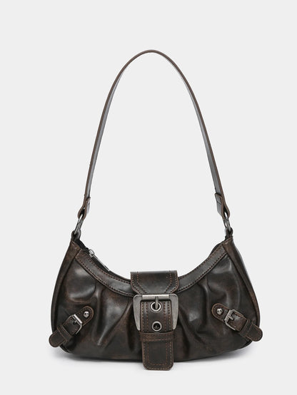 Maillard Y2K Vintage Leather Shoulder Bag