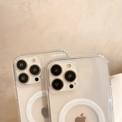 Clear MagSafe iPhone Case – Transparent Magnetic Cover