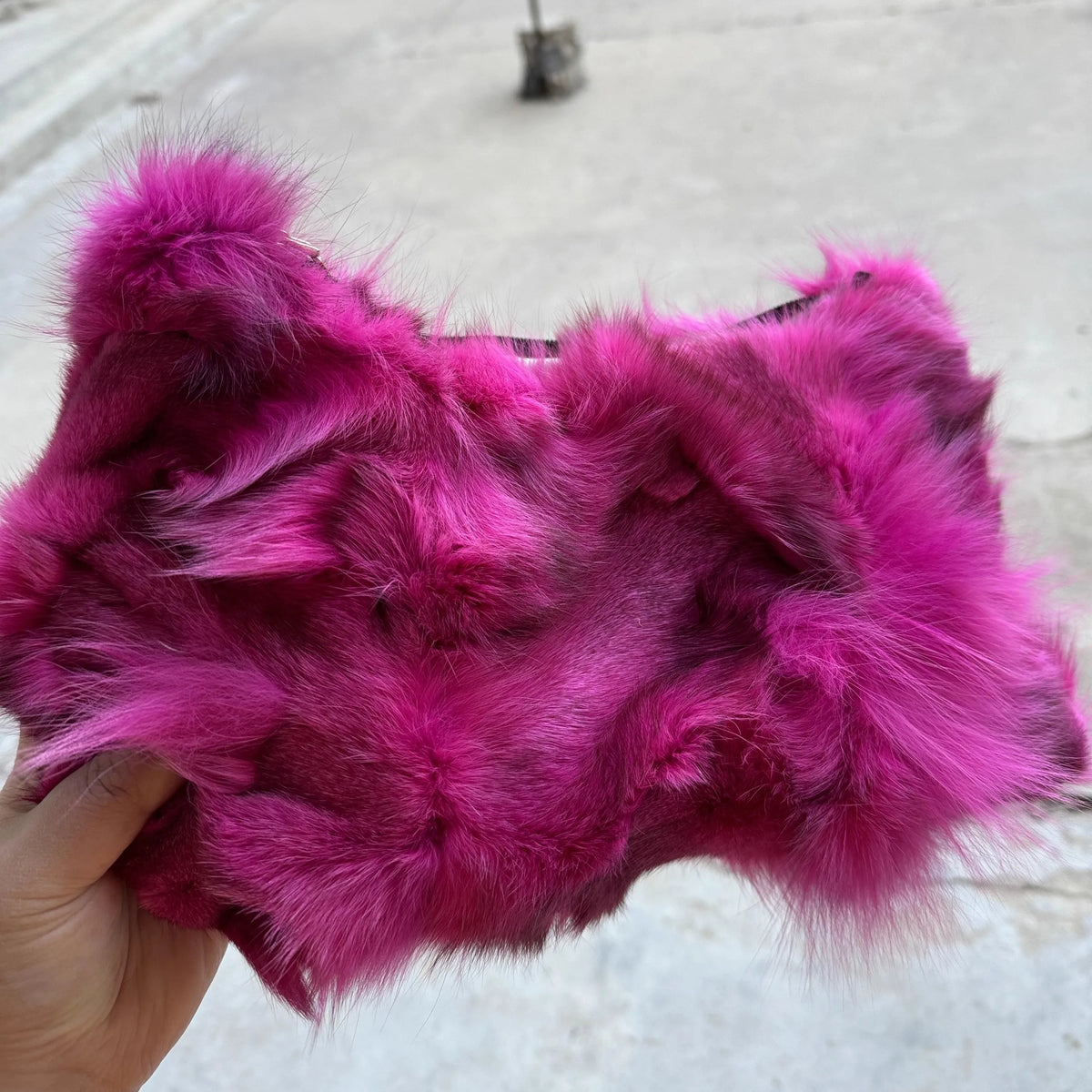 Fluffy Fur Shoulder Bag for Women – Luxury Handbag & Purse