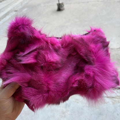 Fluffy Fur Shoulder Bag for Women – Luxury Handbag & Purse