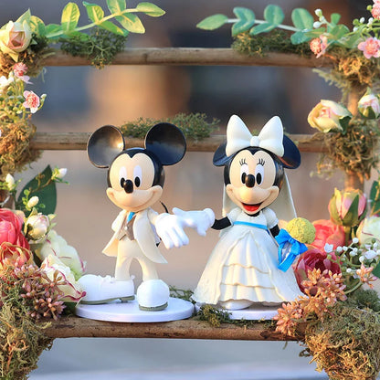 Mickey Minnie Wedding Doll Action Figures Set
