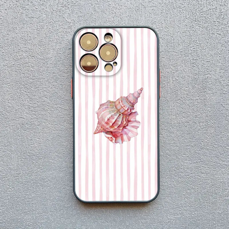 Dolphin Striped iPhone Case – iPhone 11 12 13 14 15 16 17 Pro Max Plus Mini