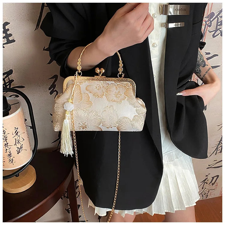 Chinese Style Embroidered Shoulder Bag