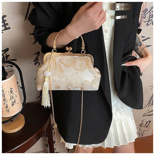 Chinese Style Embroidered Shoulder Bag