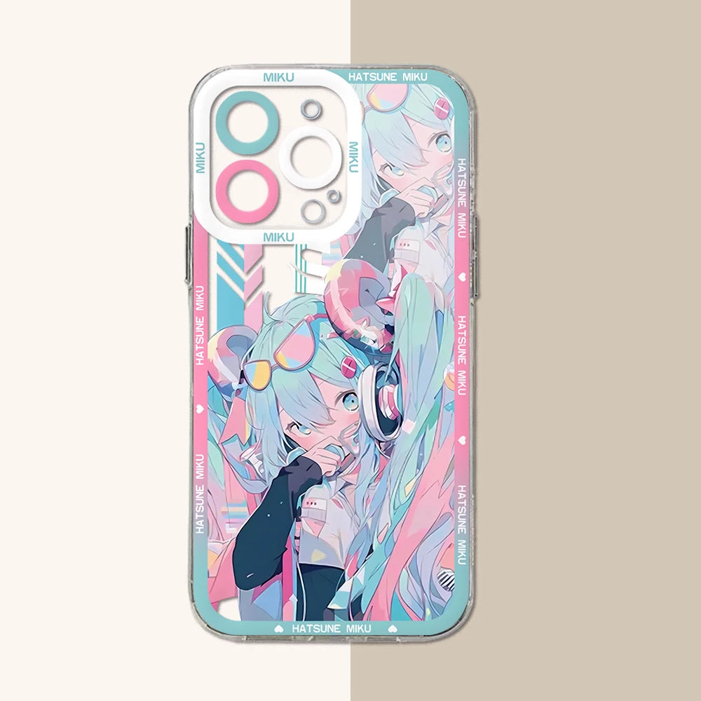 Hatsune Miku iPhone Case – Anime Phone Cover for iPhone 11–17