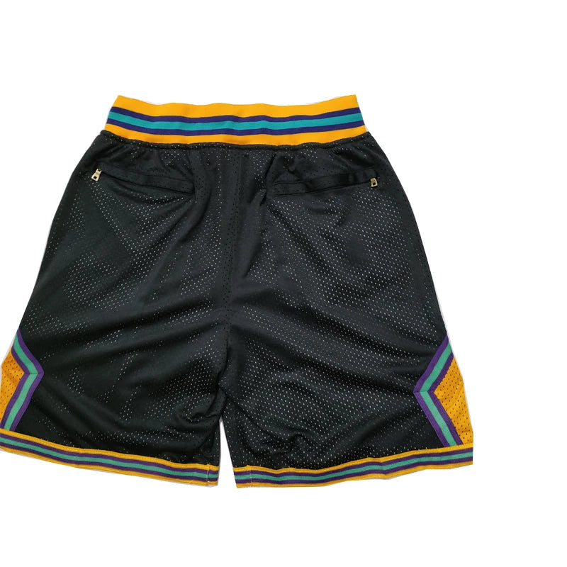 Mighty Ducks Basketball Shorts – Stitched Embroidery with Pockets