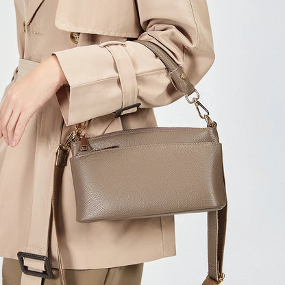 Women Cowhide Genuine Leather Shoulder Bag