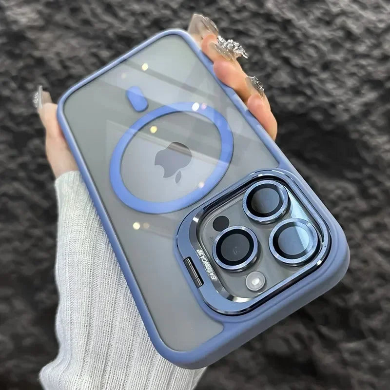 MagSafe Clear iPhone Case with Camera Lens Protector – iPhone 11 to 18 Pro Max