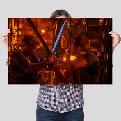 Uncharted Video Game Canvas Poster – Wall Art Print for Home Decor