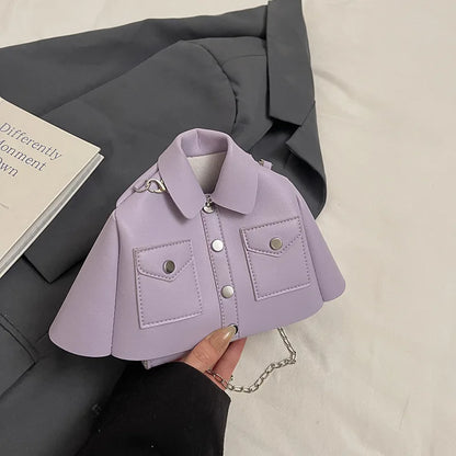 PU Square Compact Shoulder and Crossbody Bags