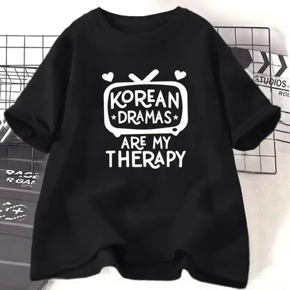 Korean Dramas Are My Therapy Women's Graphic T-Shirt