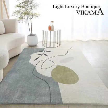 Nordic Geometric Area Rug – Soft Lint-Free Living Room & Bedroom Carpet