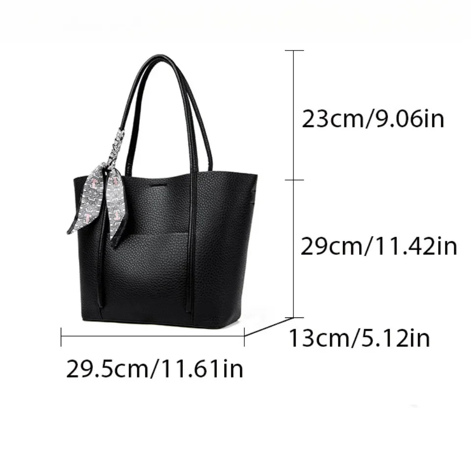 Genuine Soft Leather Tote Bag Women's Large Capacity Carrying Bags