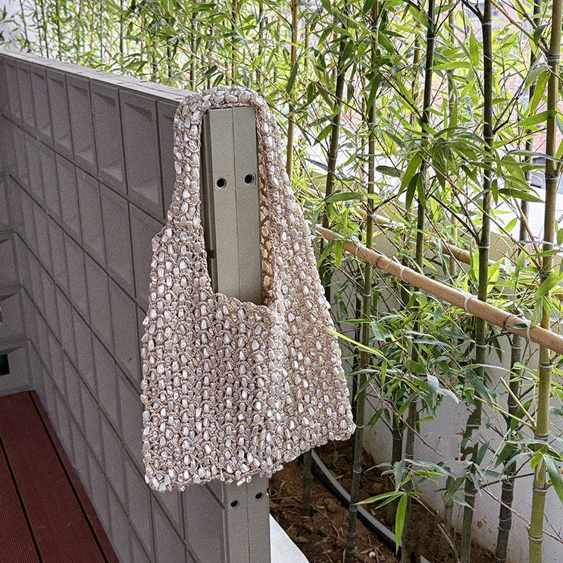 Pearl Beaded Evening Bag – Wedding & Party Bridal Purse