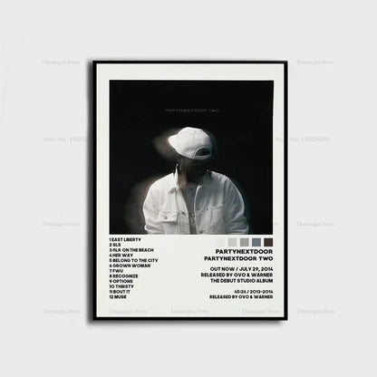 PARTYNEXTDOOR Album Cover Poster – Music Wall Art Print